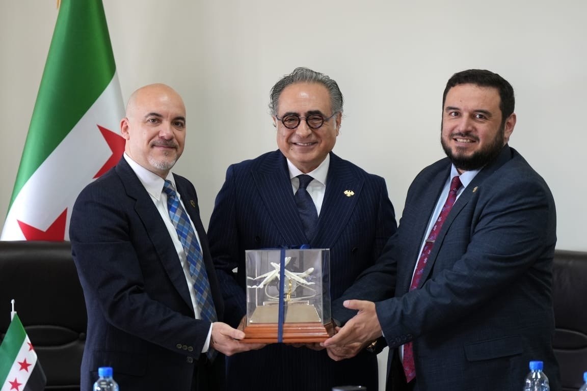 "Visit of the delegation of the Syrian Holding Company for Aviation to the building of the Authority for Supporting and Developing Local Production and Exports